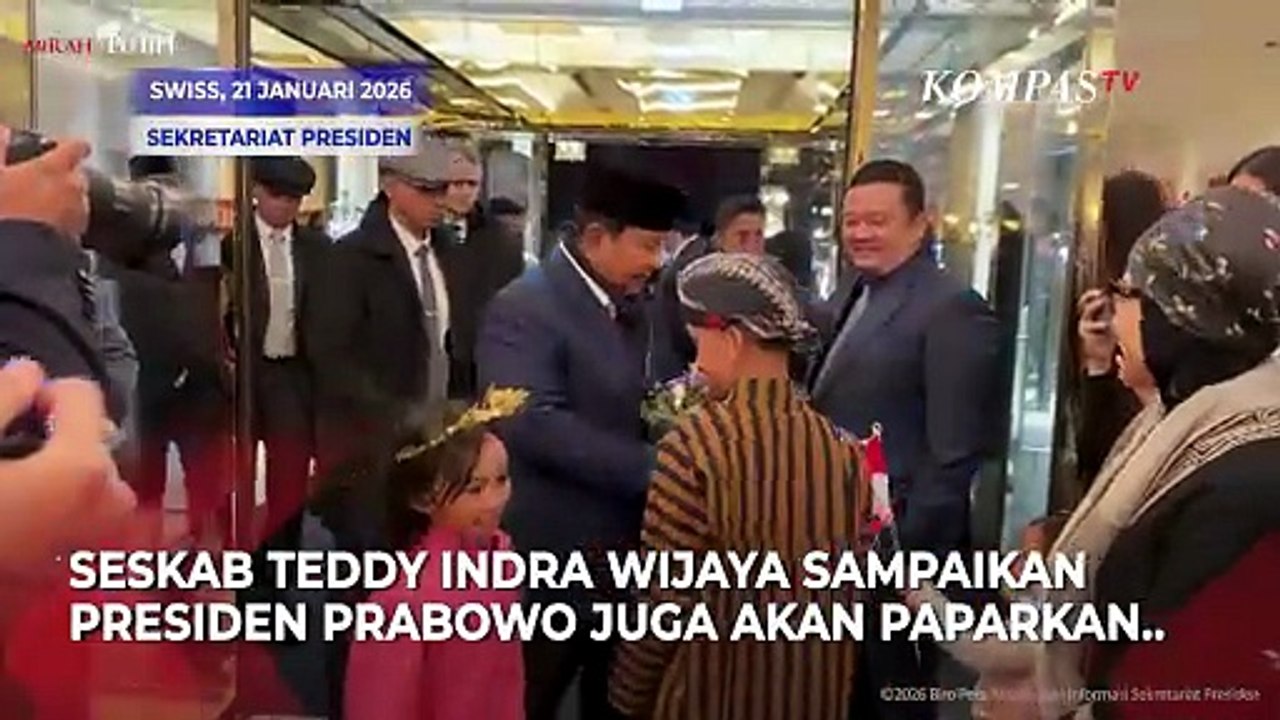 Detik-Detik Presiden Prabowo Tiba di Swiss, Bakal Bicara Prabowonomics di WEF 2026 Davos