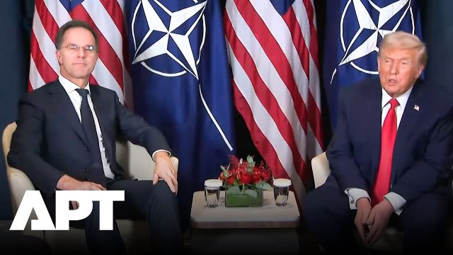 Greenland Is “Better With Us,” Trump Says as He Meets NATO Chief Rutte at Davos | APT