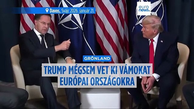 Trump: nincs szükség a vámokra, lefektettük egy Grönlandról szóló jövőbeli megállapodás alapjait
