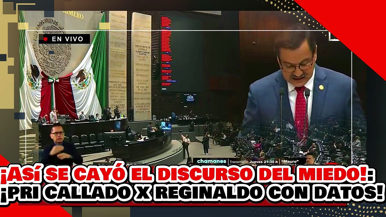 🔥🚨¡ASÍ SE CAYÓ EL DISCURSO DEL MIEDO! ¡PRI se INVENTA CRISIS pero REGINALDO los CALLA con DATOS!