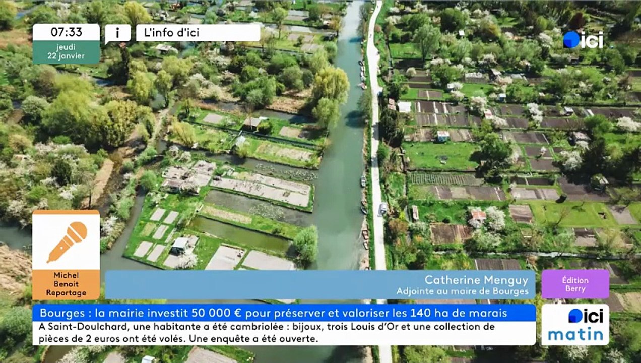 22/01/2026 - ici matin par ici Berry en vidéo