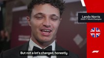 Norris adjusting to life as F1 world champion