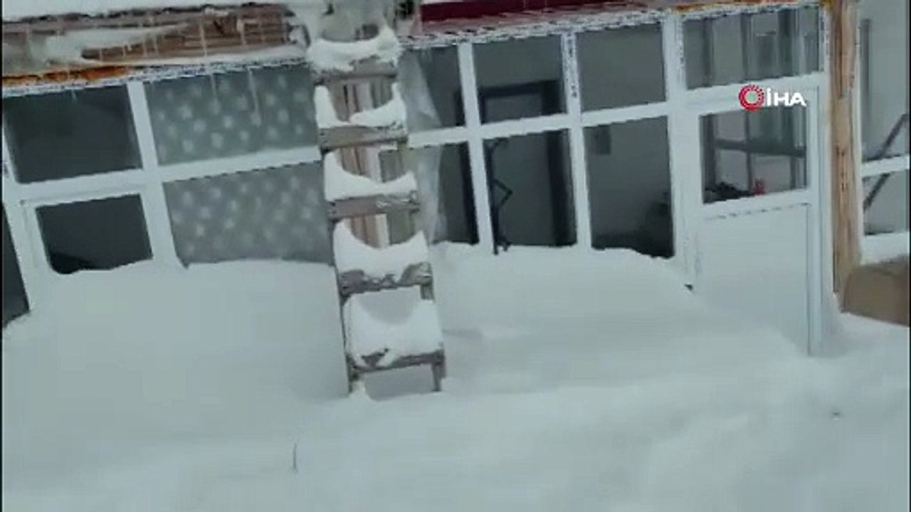 Bina boyu kar yağan yer ne Alaska ne de Sibirya! Burası Türkiye!