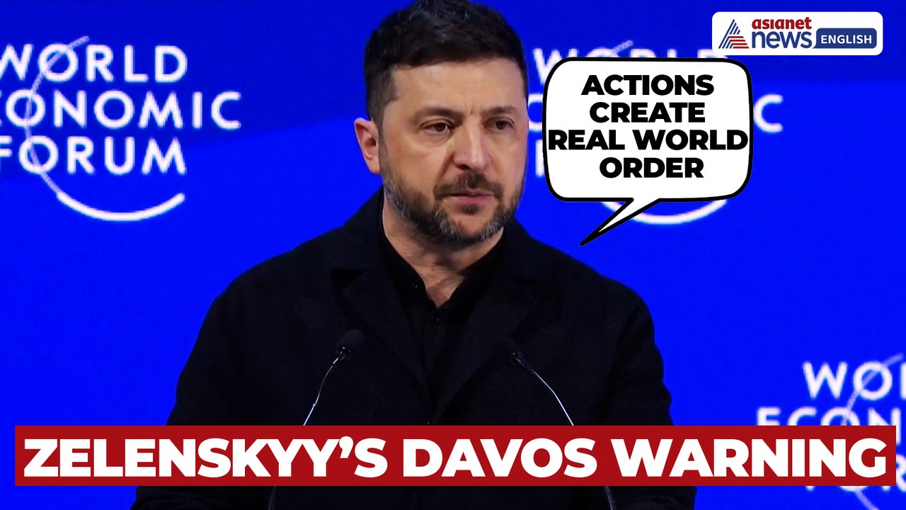 Zelenskyy’s Davos Warning: Only alActions Create Real World Order!