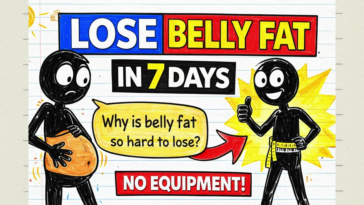 Lose Belly Fat in 7 Days at Home | Standing Fat Burn Workout for Beginners
