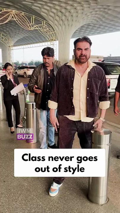 Keeping it cool and classy—Arbaaz Khan spotted at Mumbai airport