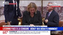 Motion de censure: Yaël Braun-Pivet ouvre les débats à l'Assemblée Nationale