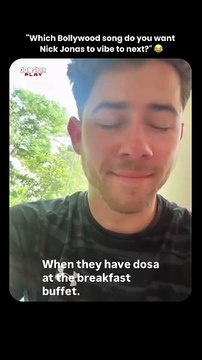 Nick Jonas when he spots dosa at the breakfast buffet, mood instantly upgraded. 😂 Now tell us, which Bollywood song should he vibe to next? #GlamSham #PopCulture #NickJonas #DesiVibes { Nick Jonas, dosa love, breakfast buffet, Bollywood song, pop cultu