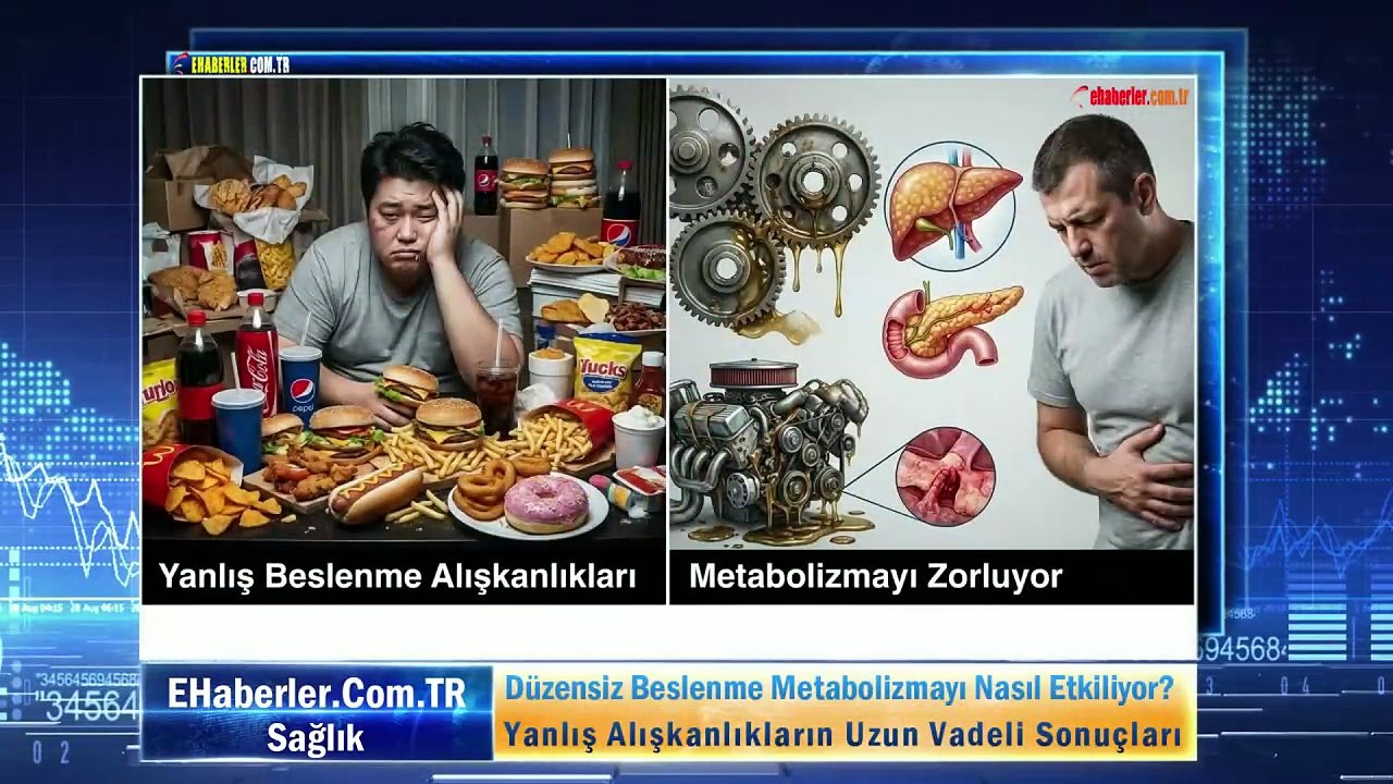 Düzensiz Beslenme Metabolizmayı Nasıl Etkiliyor? Yanlış Alışkanlıkların Uzun Vadeli Sonuçları