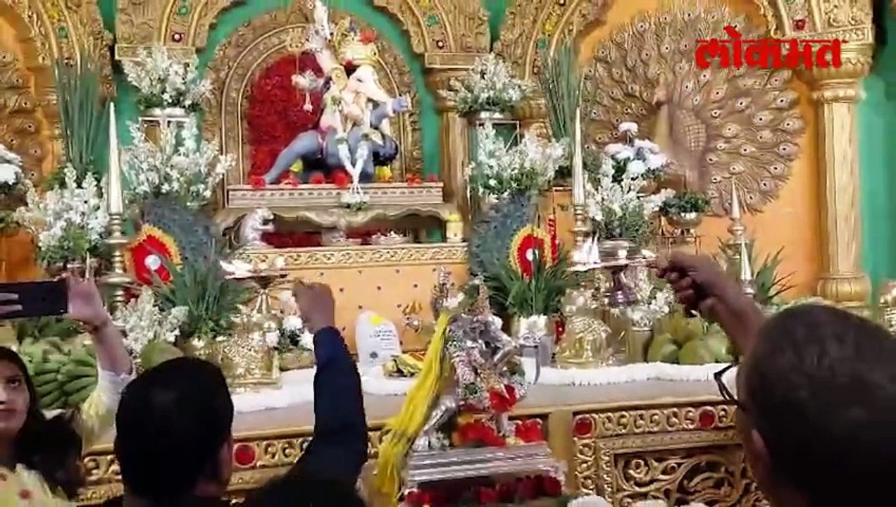 भक्तिमय वातावरणात श्रीमंत भाऊसाहेब रंगारी गणपती मंदिरात श्री गणेश जन्मसोहळा उत्साहात साजरा-