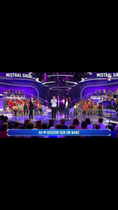 J’interprète mistral gagnant dans l’émission N’oubliez pas les paroles ! 🎶🇫🇷