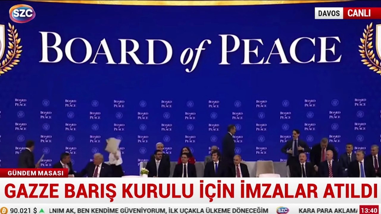 Gazze Barış Kurulu için imzalar atıldı