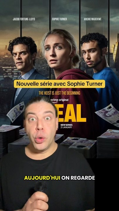 Steal c’est la nouvelle série avec Sophie Turner qui vient de sortir sur Prime vidéo !