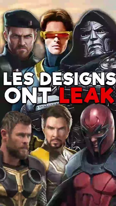 Tous les design des personnages d'avengers doomsday