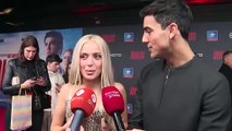 Óscar Casas y Ana Mena, derroche de pasión en la premiere de 'Ídolos'
