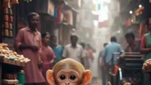 Baby Monkey Piku’s Kindness  A Heart-Touching Short Moral Story