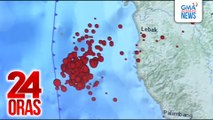 Mahigit 600 aftershocks naitala mula Martes; ilang residente, lumikas o natulog sa tabing kalsada | 24 Oras