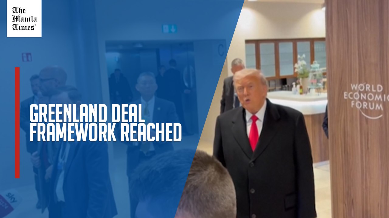 Trump says Greenland deal framework reached