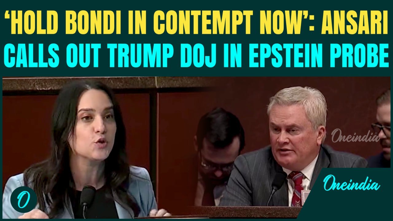 Trump DOJ TORCHED in EXPLOSIVE Epstein Showdown- Yassamin Ansari ACCUSES Bondi of EPSTEIN COVER-UP