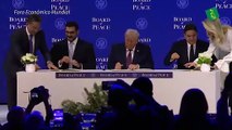 Trump lanza en Davos su Consejo de Paz