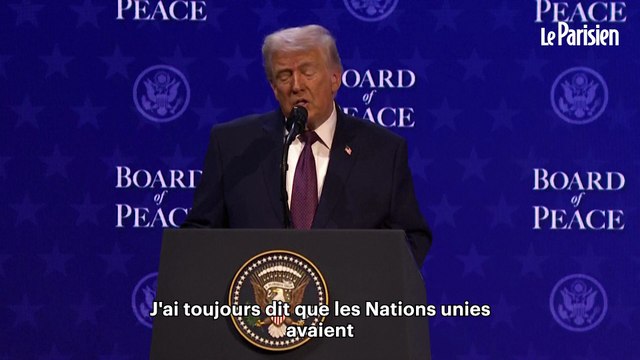 Hamas, Poutine, Iran… Ce qu’il faut retenir du discours de Donald Trump qui a ratifié la charte de son Conseil de paix