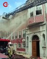 İstanbul'da dergahta yangın Bölgeye çok sayıda ekipler sevk edildi!