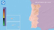 A quantidade de neve acumulada prevista para os próximos dias é impressionante