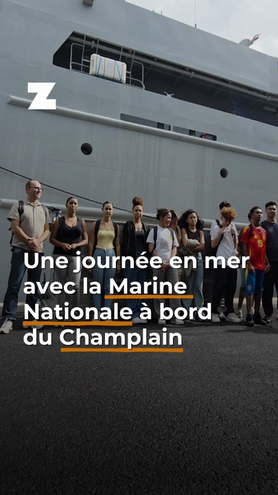 Une journée en mer avec la Marine Nationale à bord du Champlain