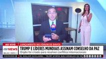Trump lança oficialmente Conselho da Paz em Davos
