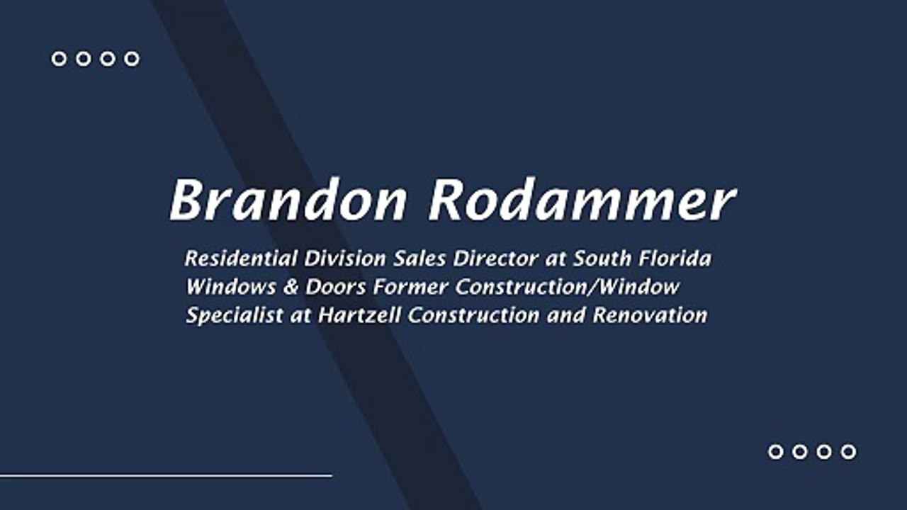 Brandon Rodammer - A Growth-Focused Leader - Orlando, FL