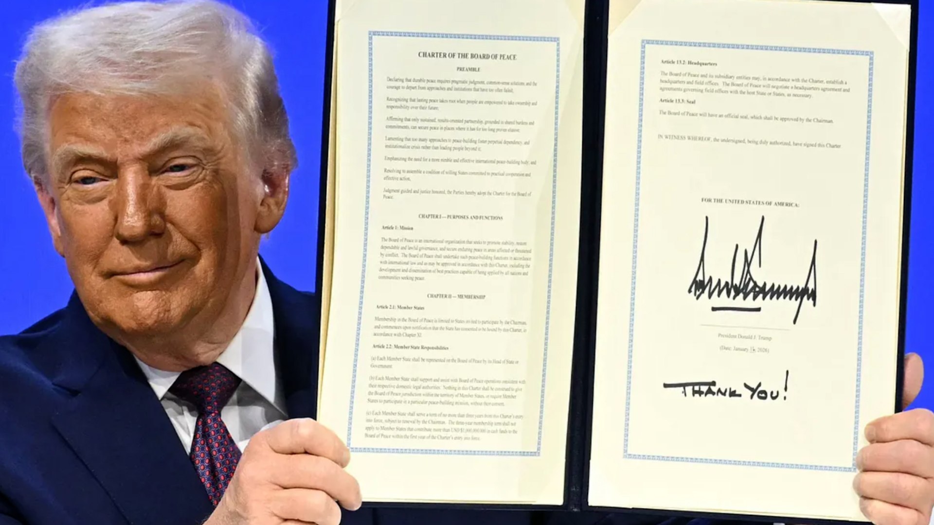 El presidente estadounidense, Donald Trump, ha presentado en el Foro Econ�mico Mundial de Davos su ambicioso proyecto de Junta de Paz para Gaza. Esta iniciativa, aunque presentada formalmente como un plan de reconstrucci�n para la Franja, ha despertado una profunda preocupaci�n internacional al sugerirse que podr�a asumir un papel geopol�tico que sustituya las funciones de las Naciones Unidas,. Durante su intervenci�n, Trump destac� el potencial inmobiliario de la zona, describi�ndola como una "hermosa propiedad" con vistas al mar que "ser� grandiosa".