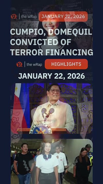 Today’s headlines: Frenchie Mae Cumpio, Bongbong Marcos, Alex Eala | The wRap | January, 22, 2026