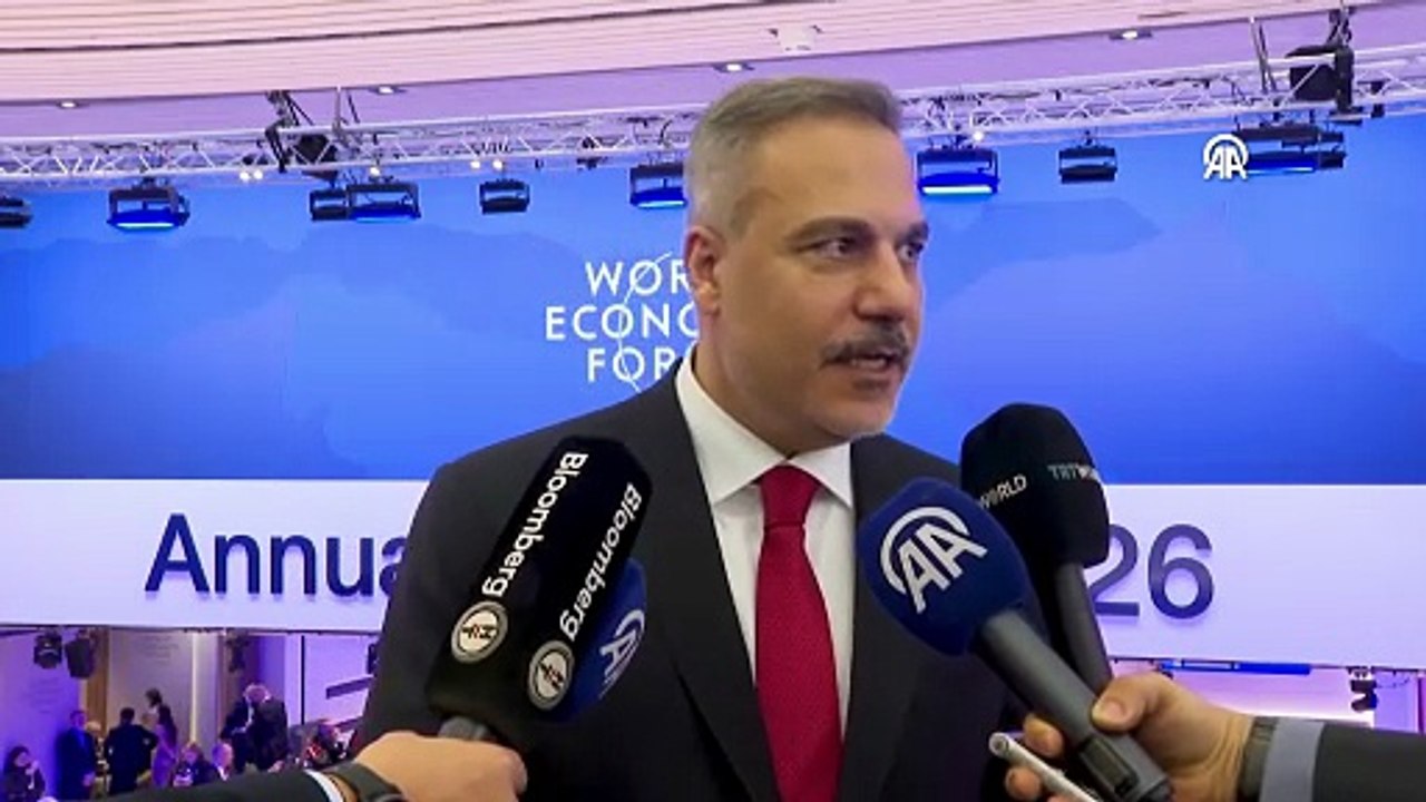 Hakan Fidan'dan Davos'ta kritik Suriye mesajı: Bölgemiz için mucize niteliğinde