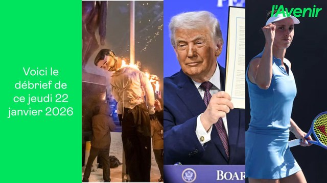 Le Récap' du 22 janvier 2026