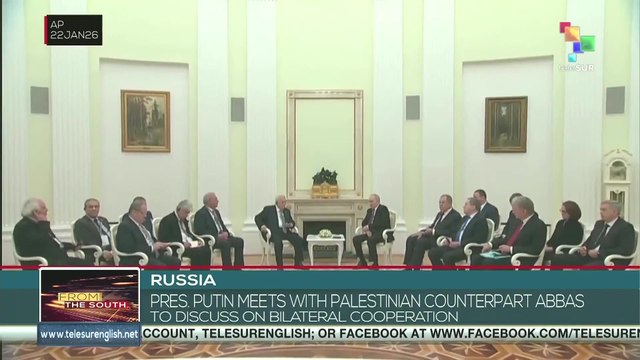 President Putin meets with Palestinian counterpart Abbas to discuss bilateral cooperation