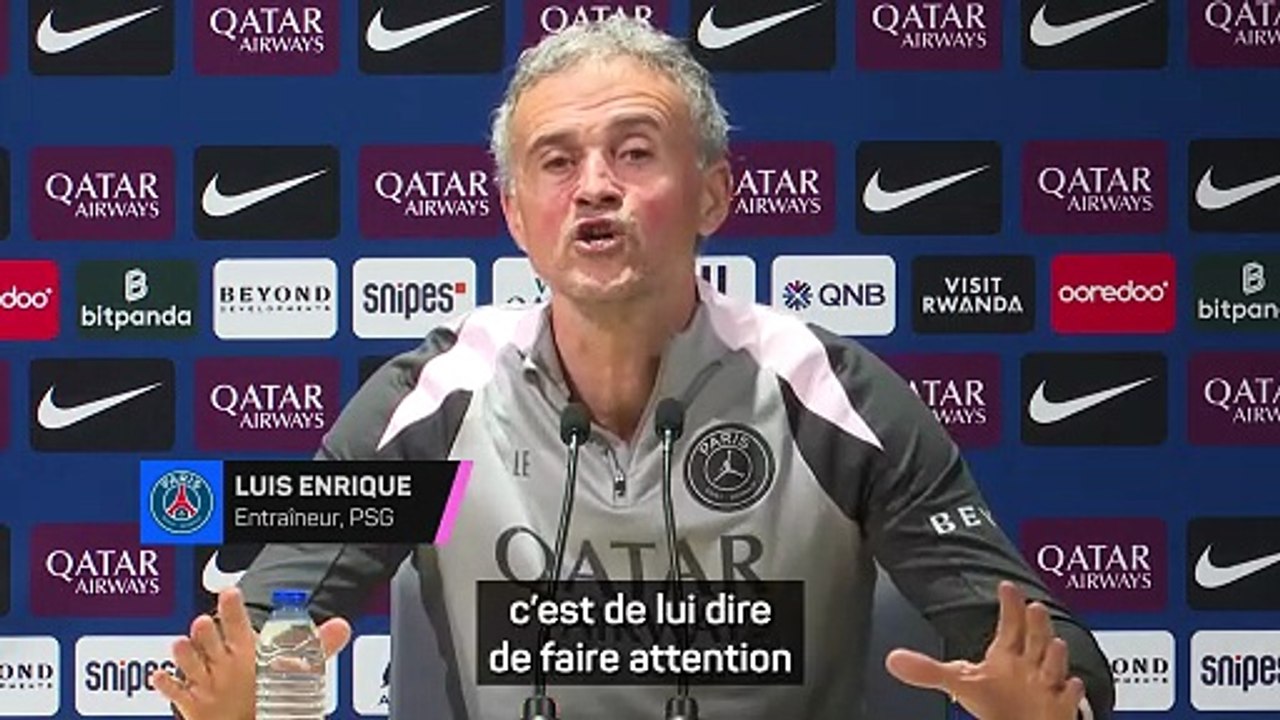 Luis Enrique sur Chevalier : "La première année, tu seras critiqué quoi qu’il arrive"