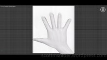 Flame: 3DS MAX Practice Polygon Hand Model Video #26 (01-22-2026)