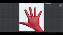Flame: 3DS MAX Practice Polygon Hand Model Video #27 (01-22-2026)