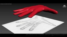 Flame: 3DS MAX Practice Polygon Hand Model Video #29 (01-22-2026)