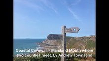 Coastal Cornwall - Marsland Mouth where two counties meet. By Andrew Townsend.