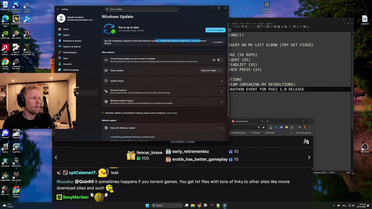 Just Chatting #248: "Lacari theory tested live"