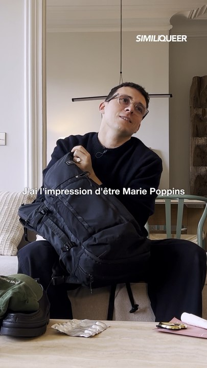 Louis Cattelat nous fait découvrir le contenu de son sac… et tout ce qu’il emporte au quotidien !