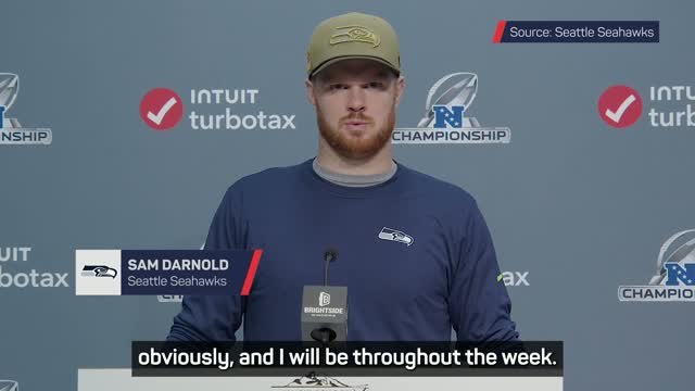 Darnold 'feels good' but still limited ahead of NFC Championship game