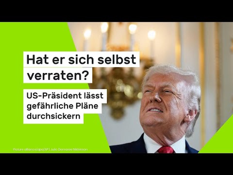 Donald Trump: Hat er sich selbst verraten? US-Präsident lässt gefährliche Pläne durchsickern