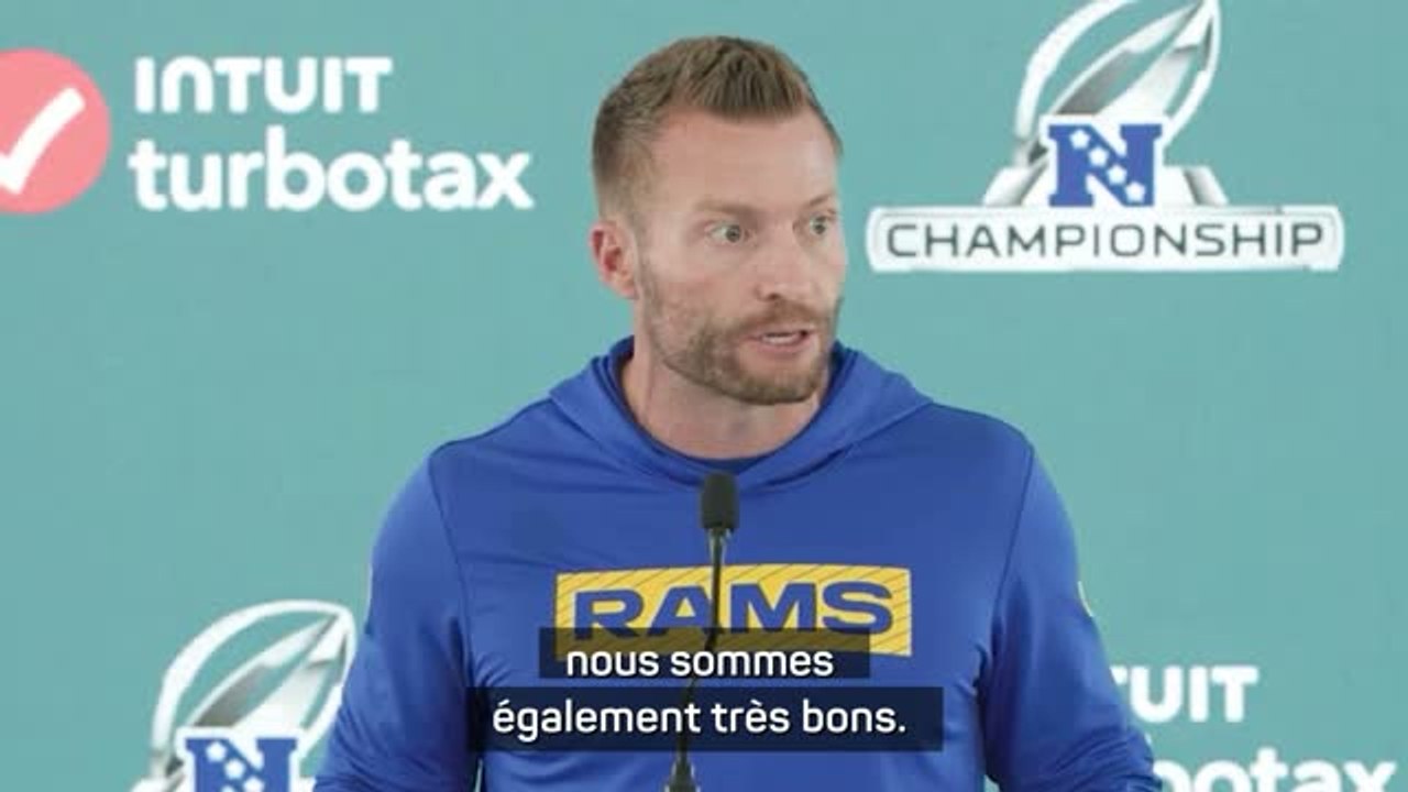 Rams - Sean McVay : "Nous aussi, on est très bons"