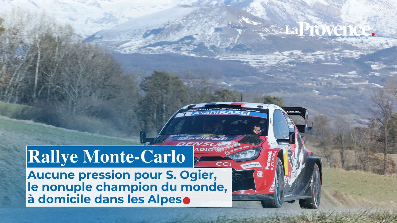 Rallye Monte-Carlo : Aucune pression pour S. Ogier,   le nonuple champion du monde,  à domicile dans les Alpes