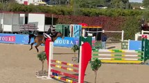 Manuela Pérez, en el concurso nacional de Salto de Obstáculos a Caballo