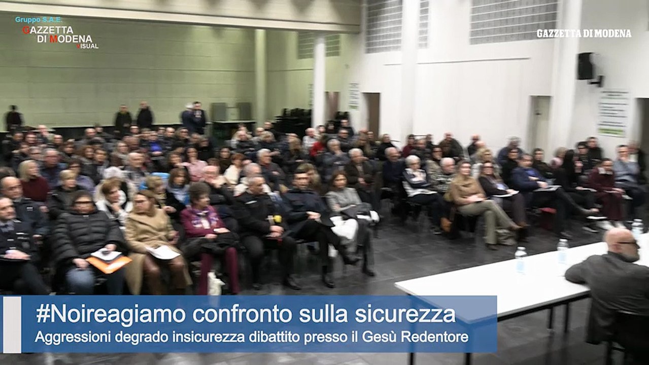 Sicurezza a Modena, l'incontro tra sindaco e cittadini