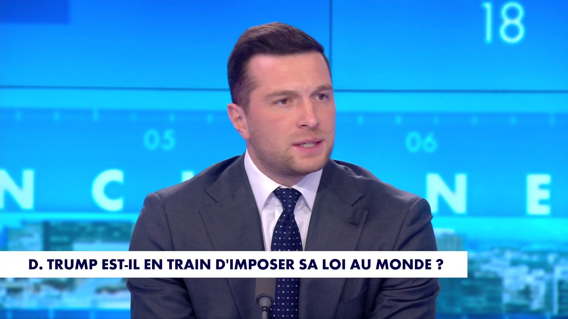 Jordan Bardella: «Je suis inquiet des menaces de Donald Trump sur la souveraineté d'Etats europ