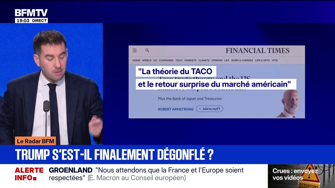 Le Radar BFM - Donald Trump s’est-il finalement dégonflé?